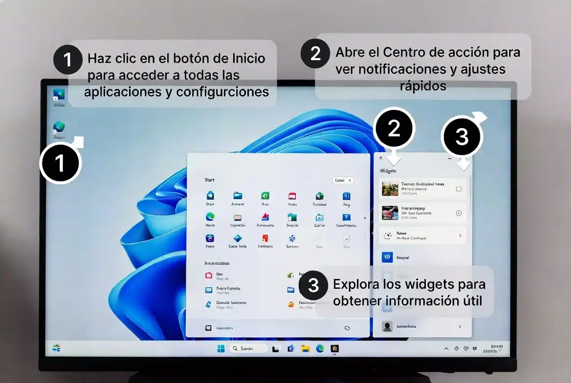 Guía básica de Windows 11 para principiantes paso a paso