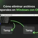 Cómo eliminar archivos temporales en Windows con CMD