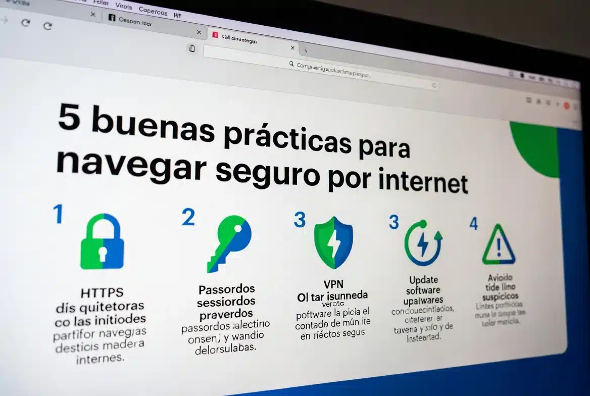 5 buenas prácticas para navegar seguro por internet