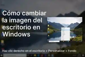 Cómo cambiar la imagen del escritorio en Windows