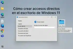 Cómo crear accesos directos en el escritorio de Windows 11