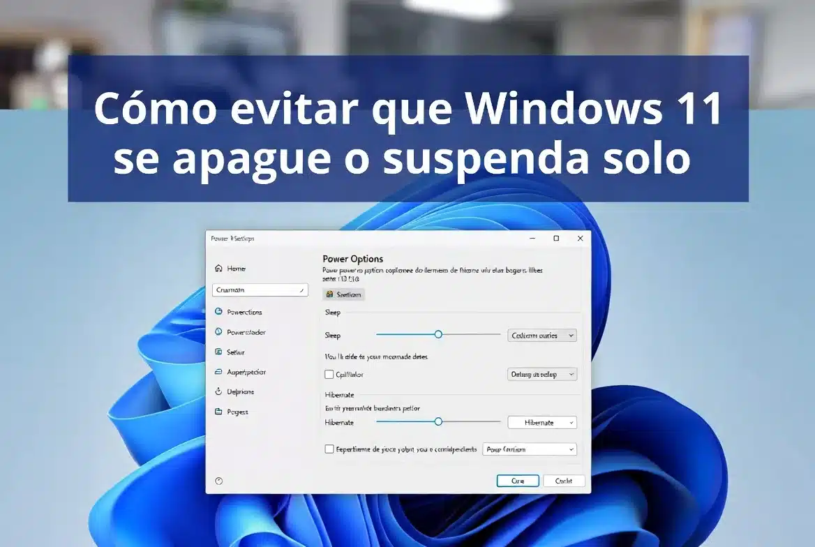 Cómo evitar que Windows 11 se apague o suspenda solo