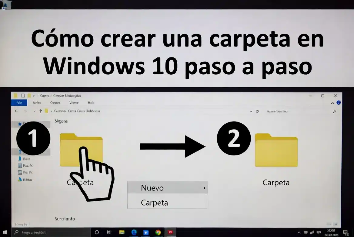 Cómo crear una carpeta en Windows 10 paso a paso