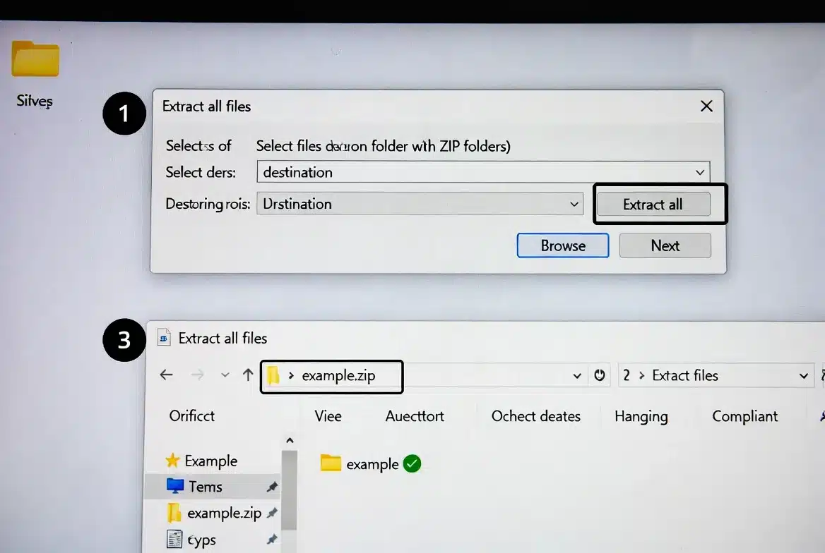 Cómo extraer archivos ZIP en Windows sin programas